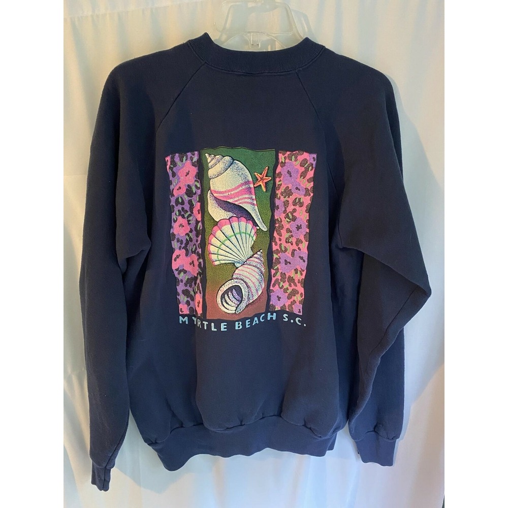 Vintage Myrtle Beach South Carolina Double Sided Sweatshirt Adult XL Made in USA